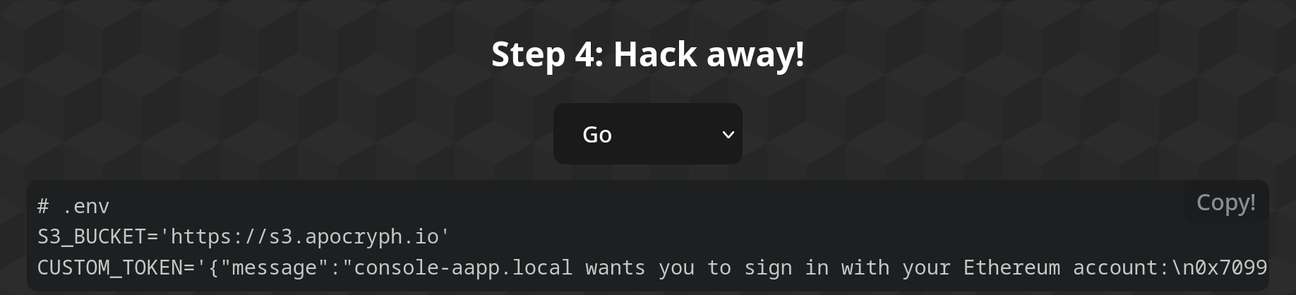Screenshot of the Step 4 interface
